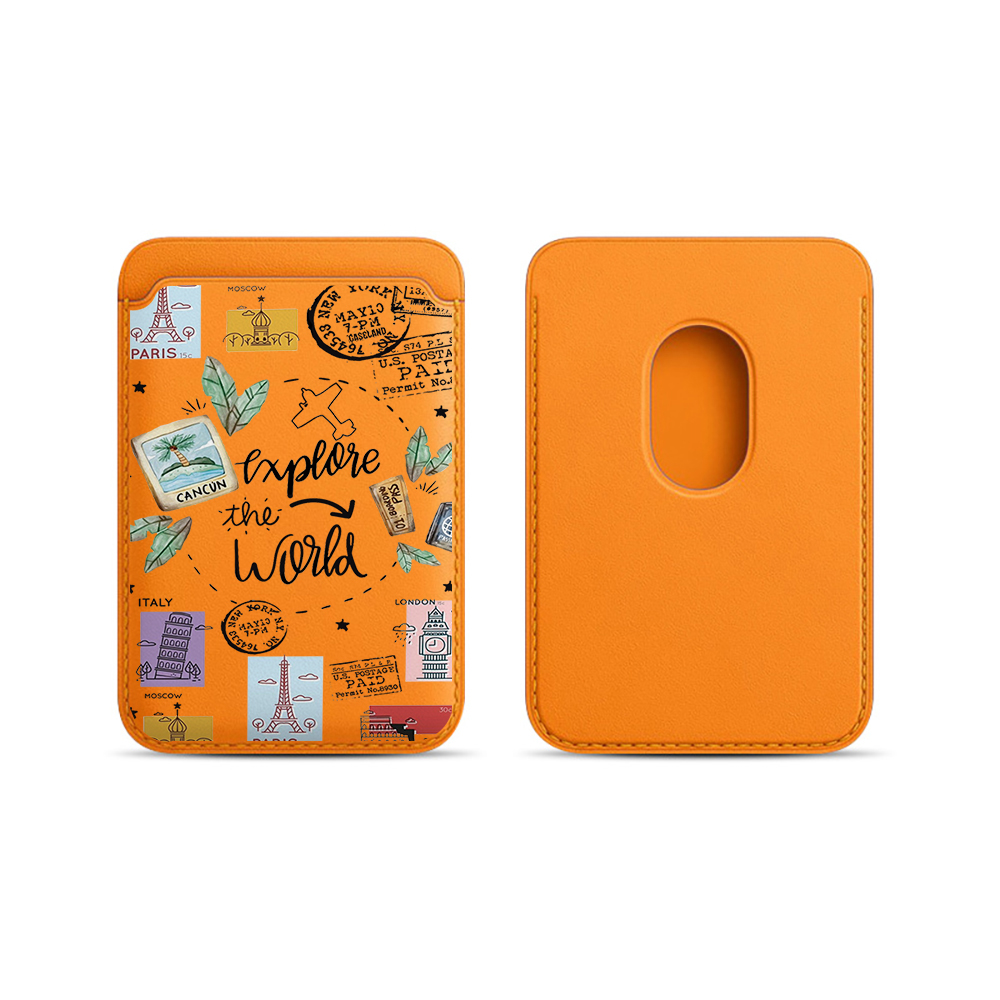 Travel Packing Accessories - Capa de carteira de couro Trend