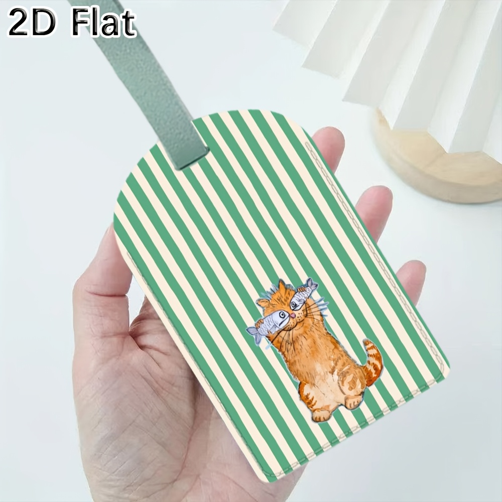 Travel Accessories Luggage Straps - Etiqueta de Bagagem com Gato Fofo