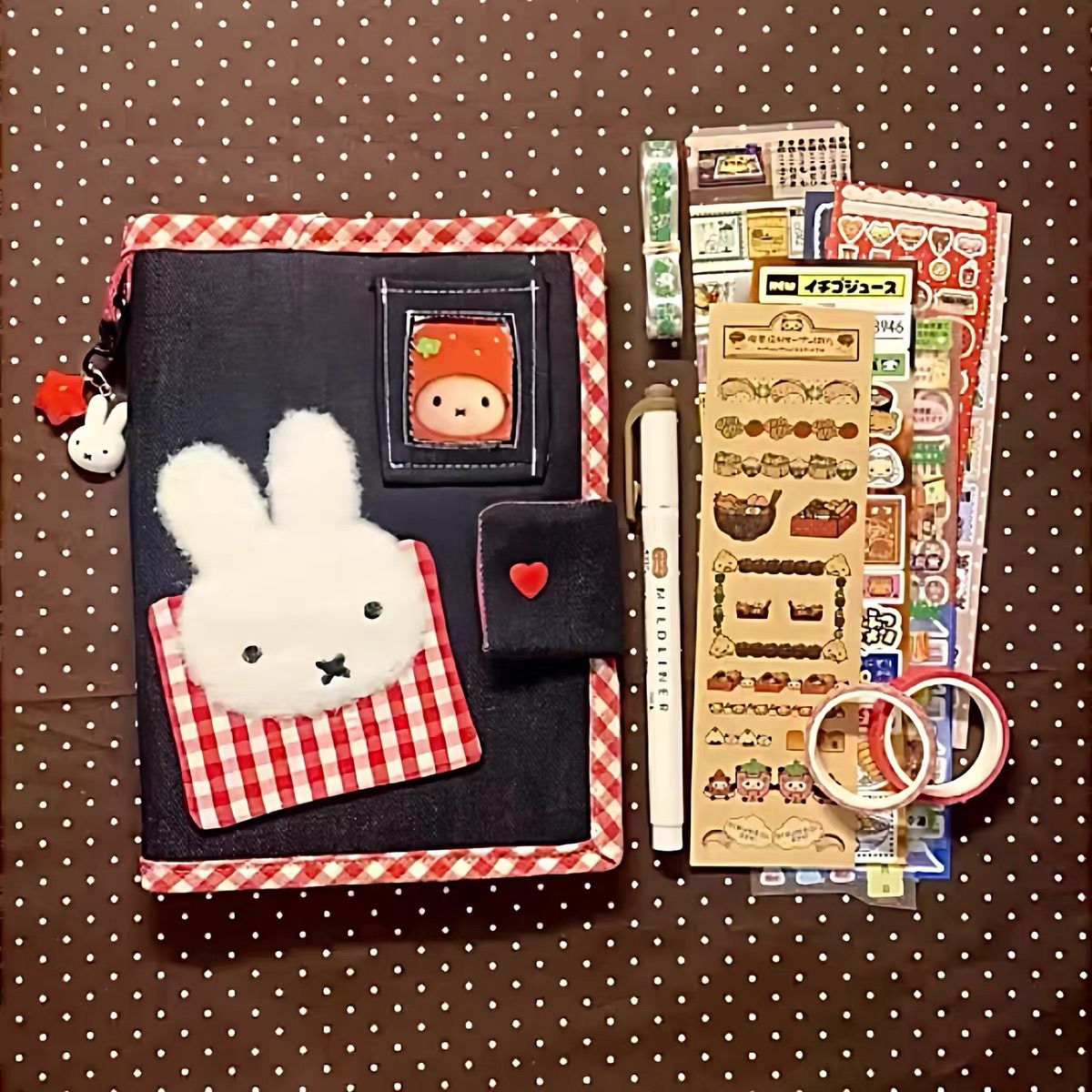 Travel Journal Accessories - Caderno A6 de Folhas Soltas com