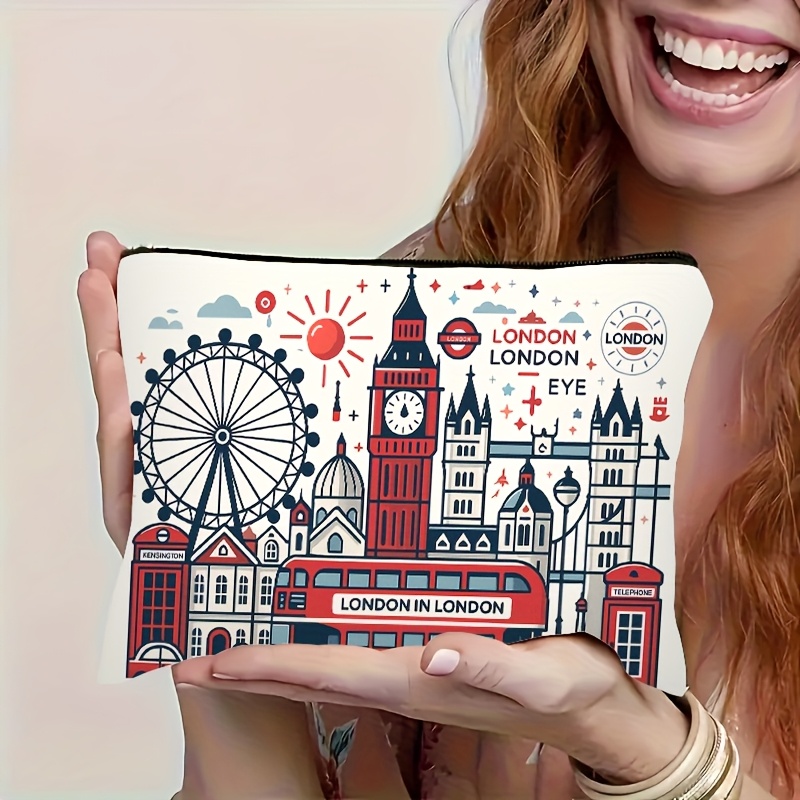 Travel Accessories London - Padrão de construção de Londres, bolsa