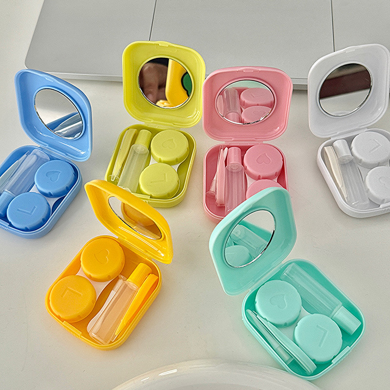 Travel Video Accessories - Mini estojo para lentes de contato,