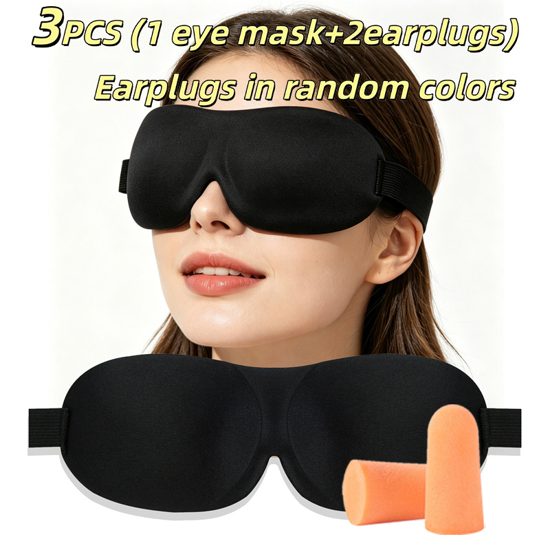 Earplug Set Foam - Conjunto de 3 peças para dormir,