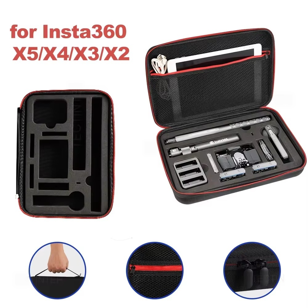Travel Video Accessories - Caixa para insta360 x5 x4 x3