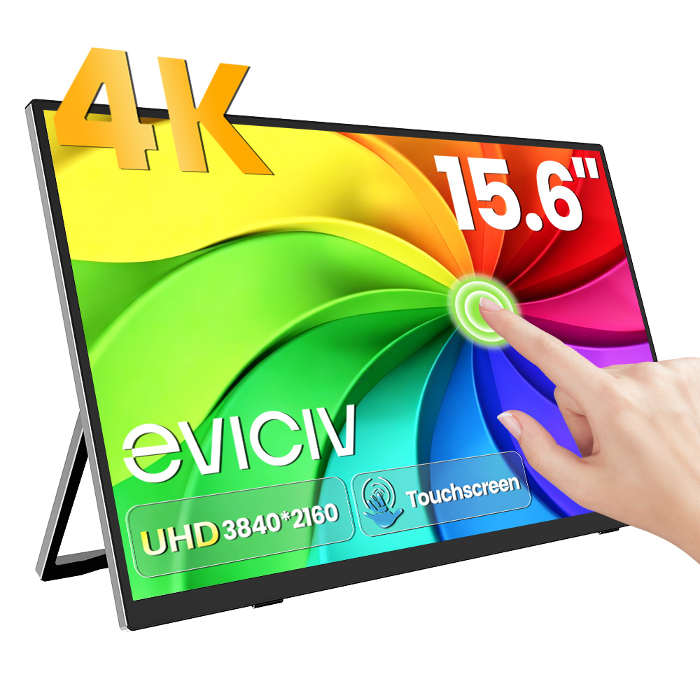 Travel Video Accessories - Monitor Portátil EVICIV 4K com Tela