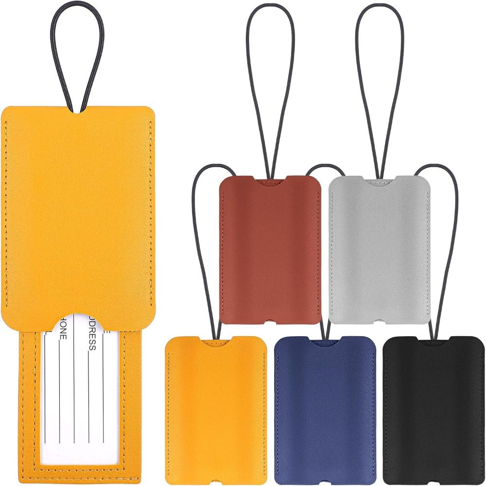 Travel Accessories Luggage Straps - Etiqueta de Bagagem Retrátil em Couro
