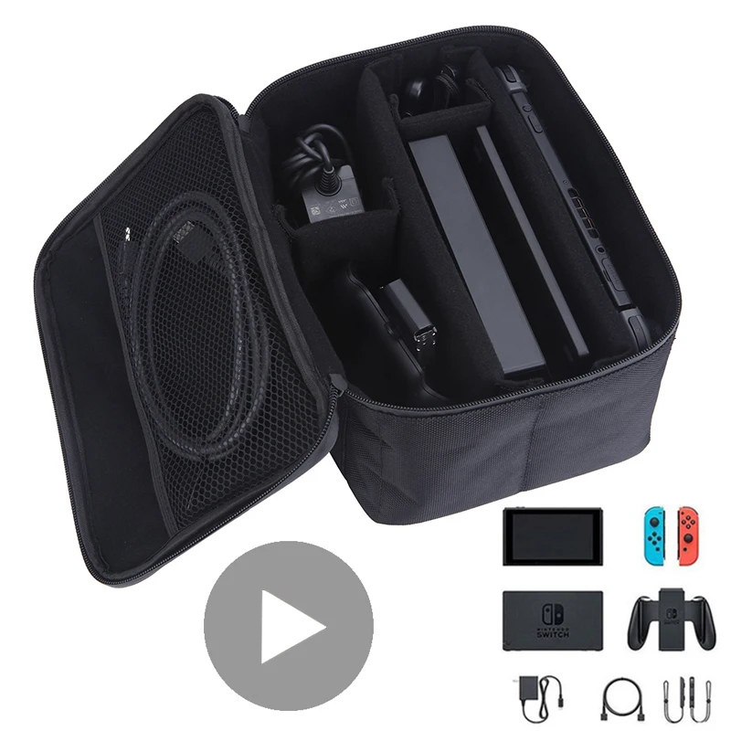 Travel Video Accessories - Estojo de transporte para nintendo switch,