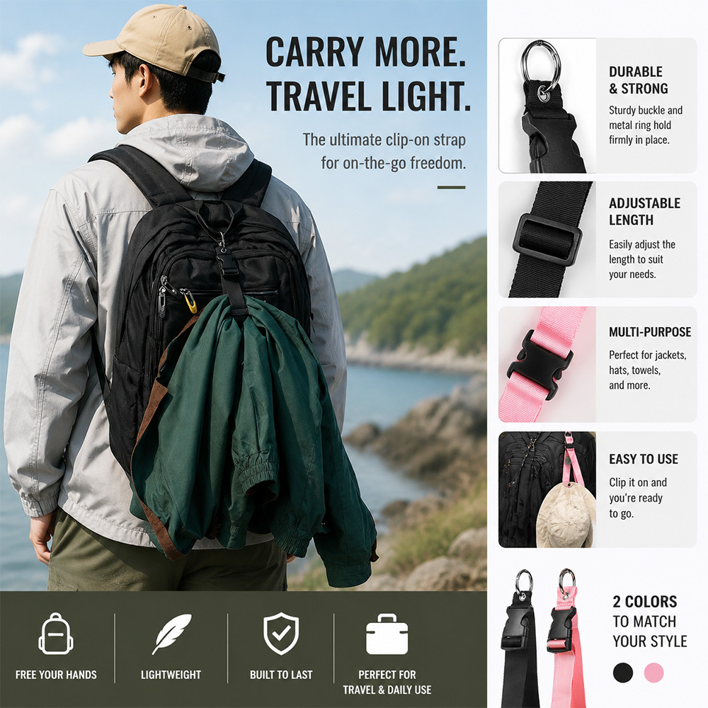Travel Accessories Luggage Straps - Alça de bagagem antifurto portátil, durável,