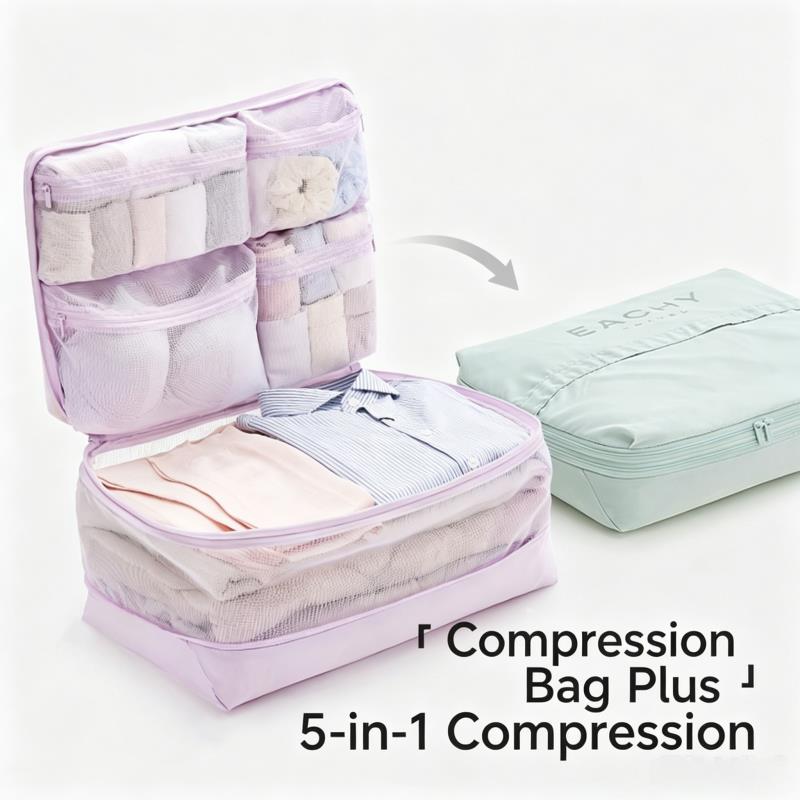Travel Accessories Organiser - Cubos de Compressão para Embalagem 5