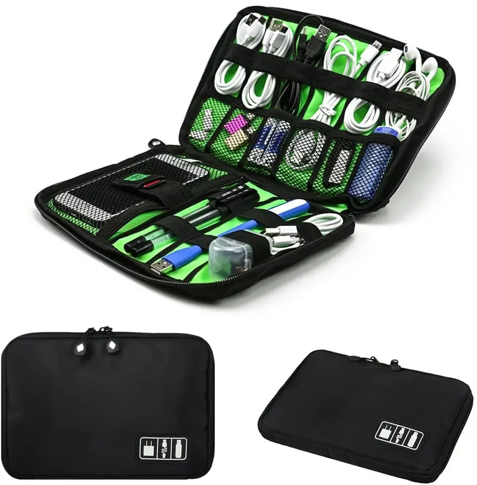 Travel Packing Accessories - Kit de Organização de Cabos, Bolsas