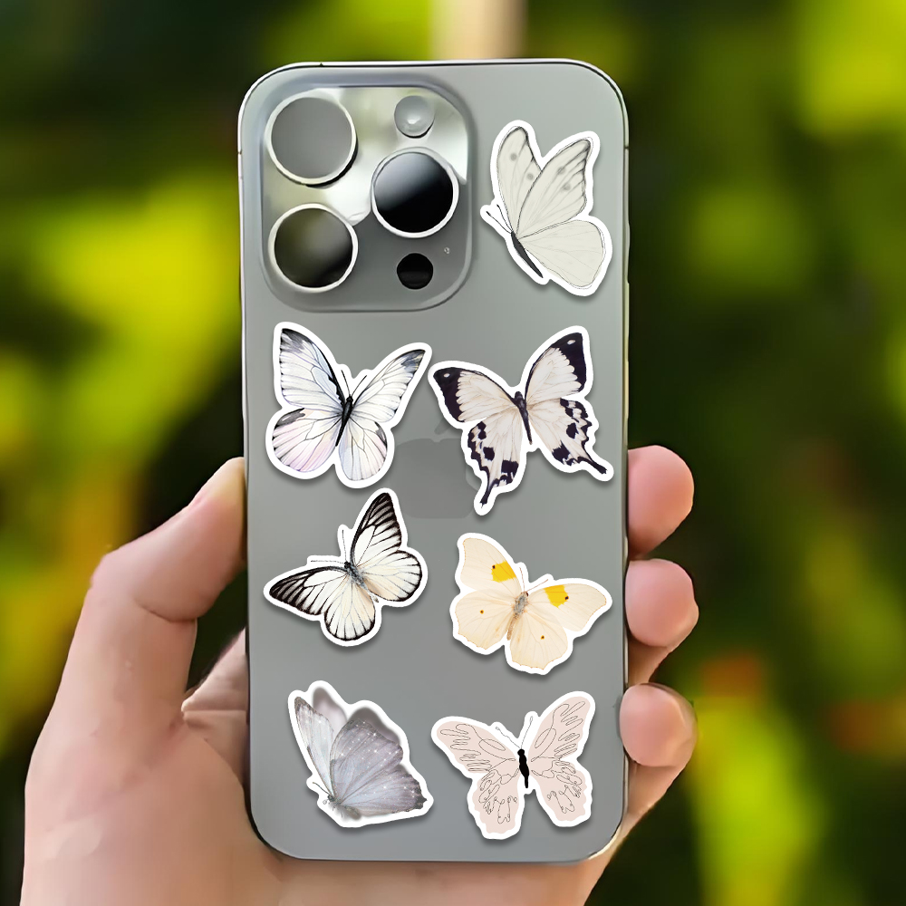 50 pçs adesivo de borboleta br - Sticker Luggage Decorative avaliação e preço