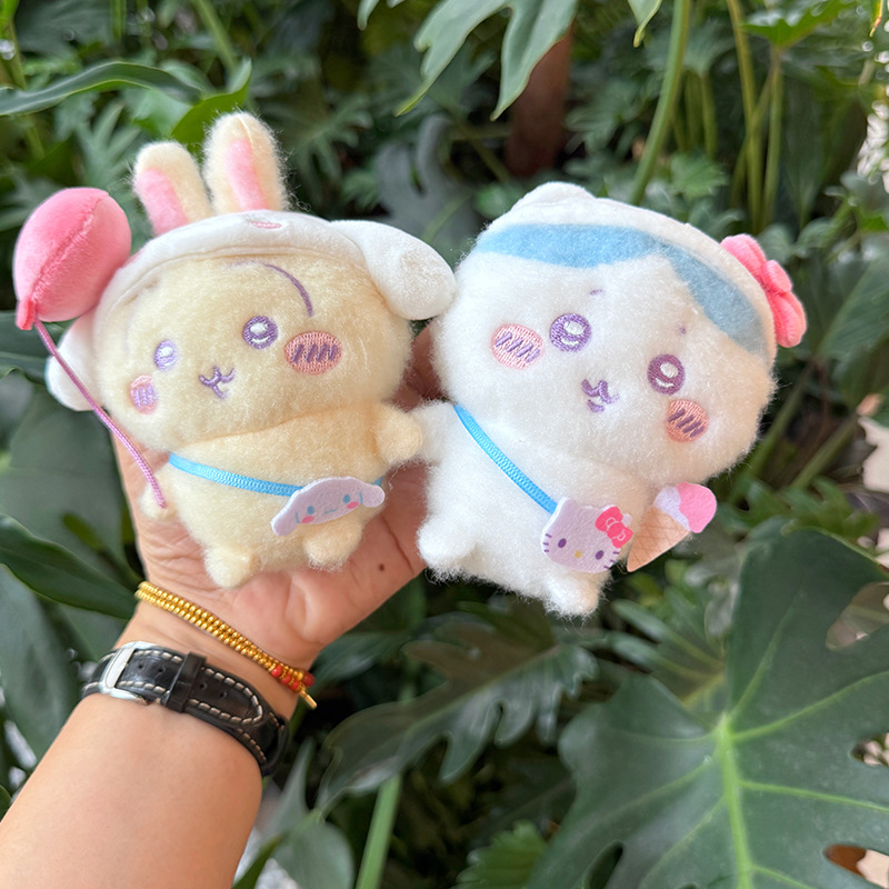 Chaveiro de Pelúcia Kawaii par - Travel Accessories And Bags avaliação e preço