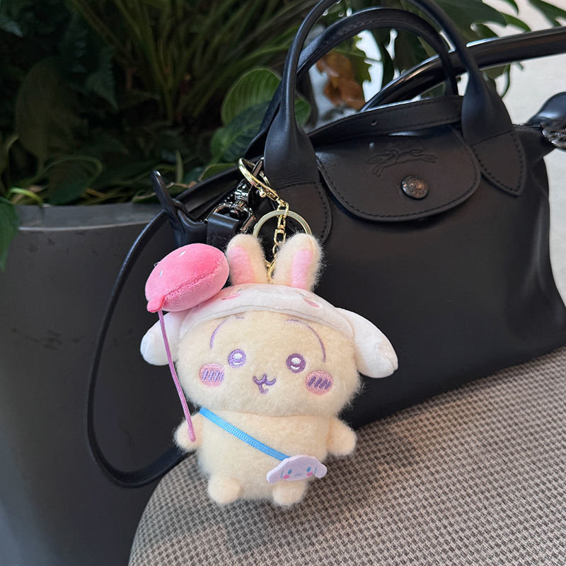 Chaveiro de Pelúcia Kawaii par - Travel Accessories And Bags avaliação e preço