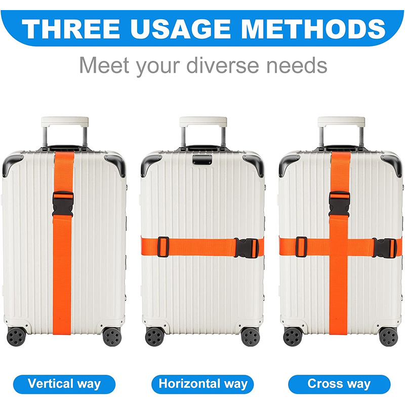 NOVO Cinto de Bagagem Reto par - Travel Accessories Luggage Straps avaliação e preço
