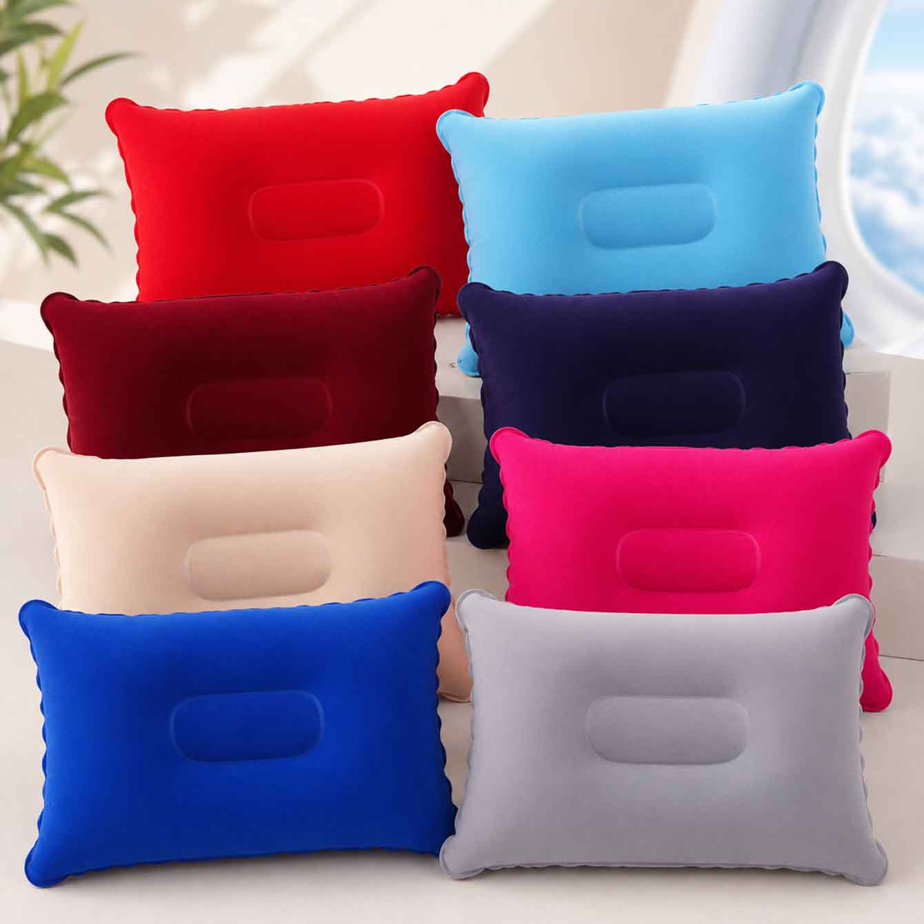 Pacote com 2 Almofadas Infláve - Travel Pillow Inflatable avaliação e preço