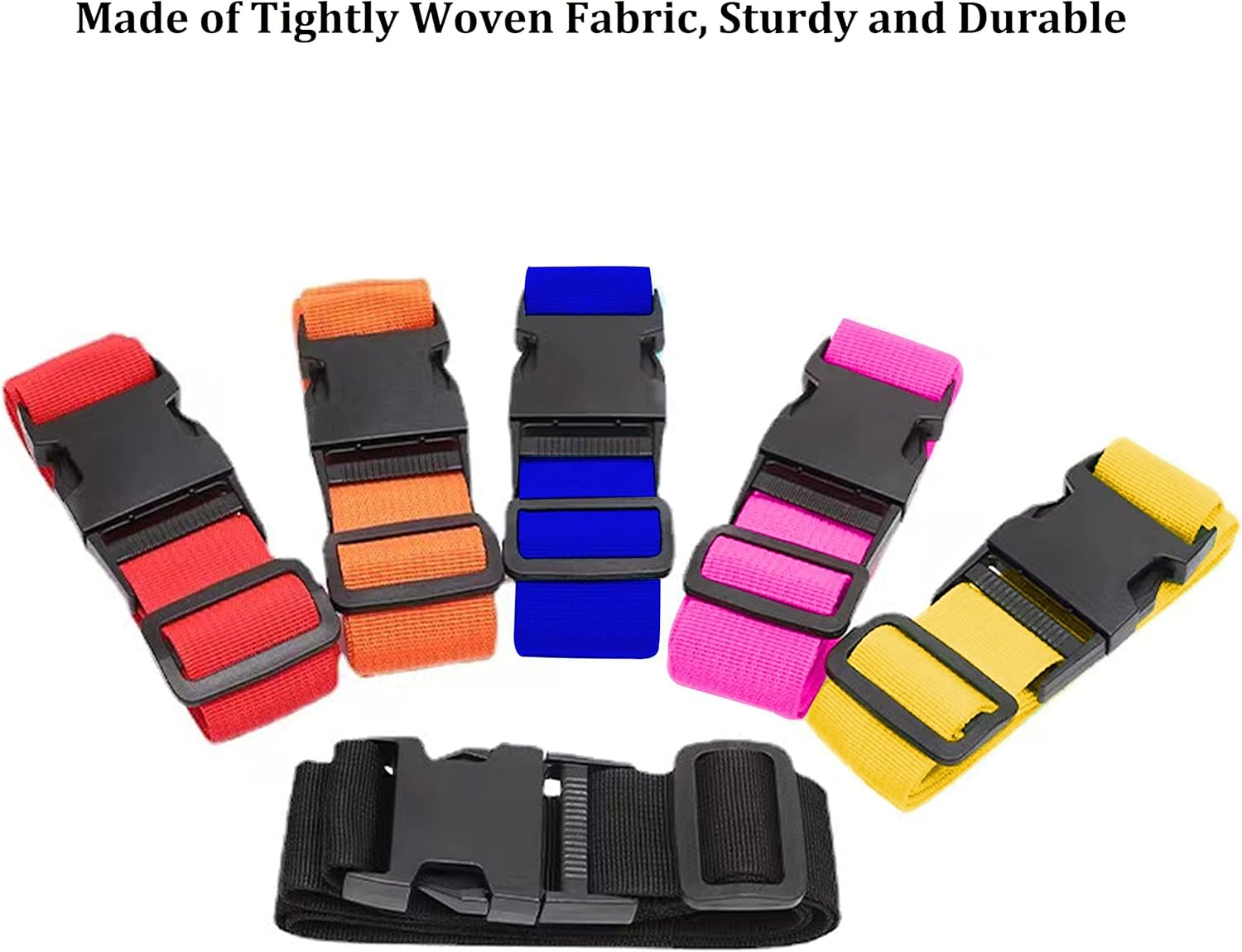 Pacote com 2 Cintas Ajustáveis - Travel Accessories Luggage Straps avaliação e preço