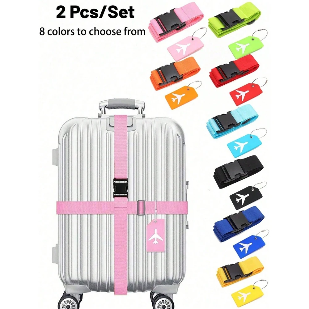 Conjunto de alça de bagagem co - Travel Accessories Luggage Straps avaliação e preço