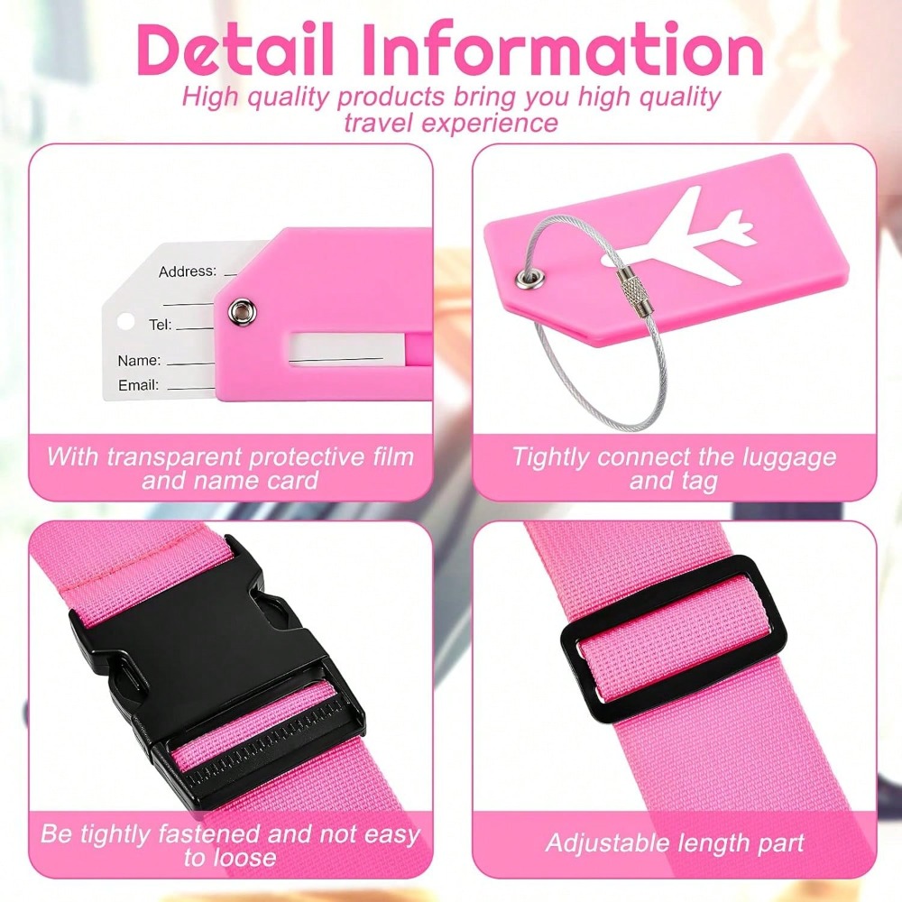 Conjunto de alça de bagagem co - Travel Accessories Luggage Straps avaliação e preço