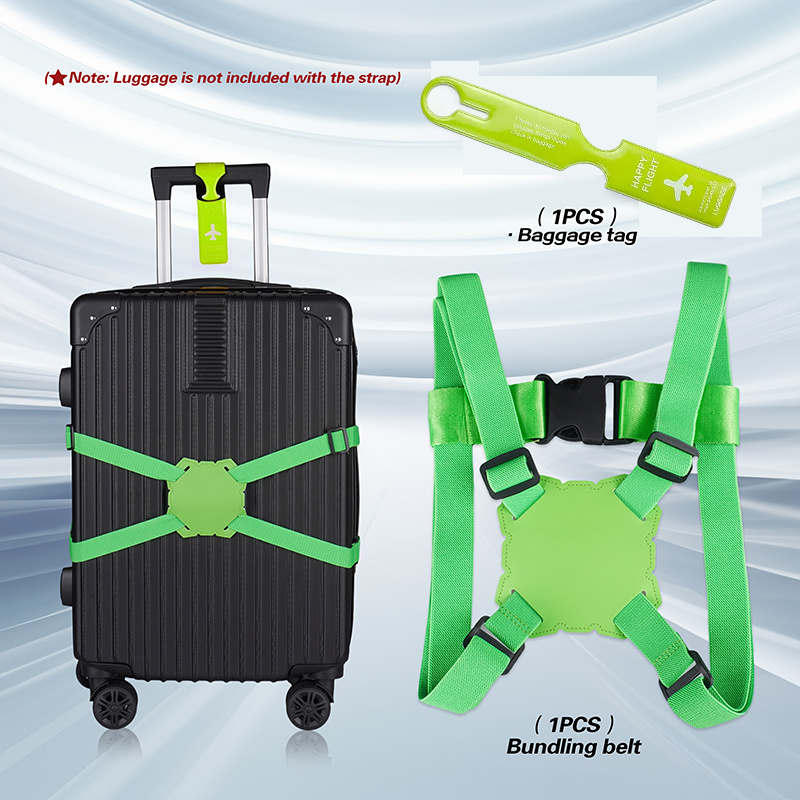 Conjunto de 2 Peças: Cinta par - Travel Accessories Luggage Straps avaliação e preço