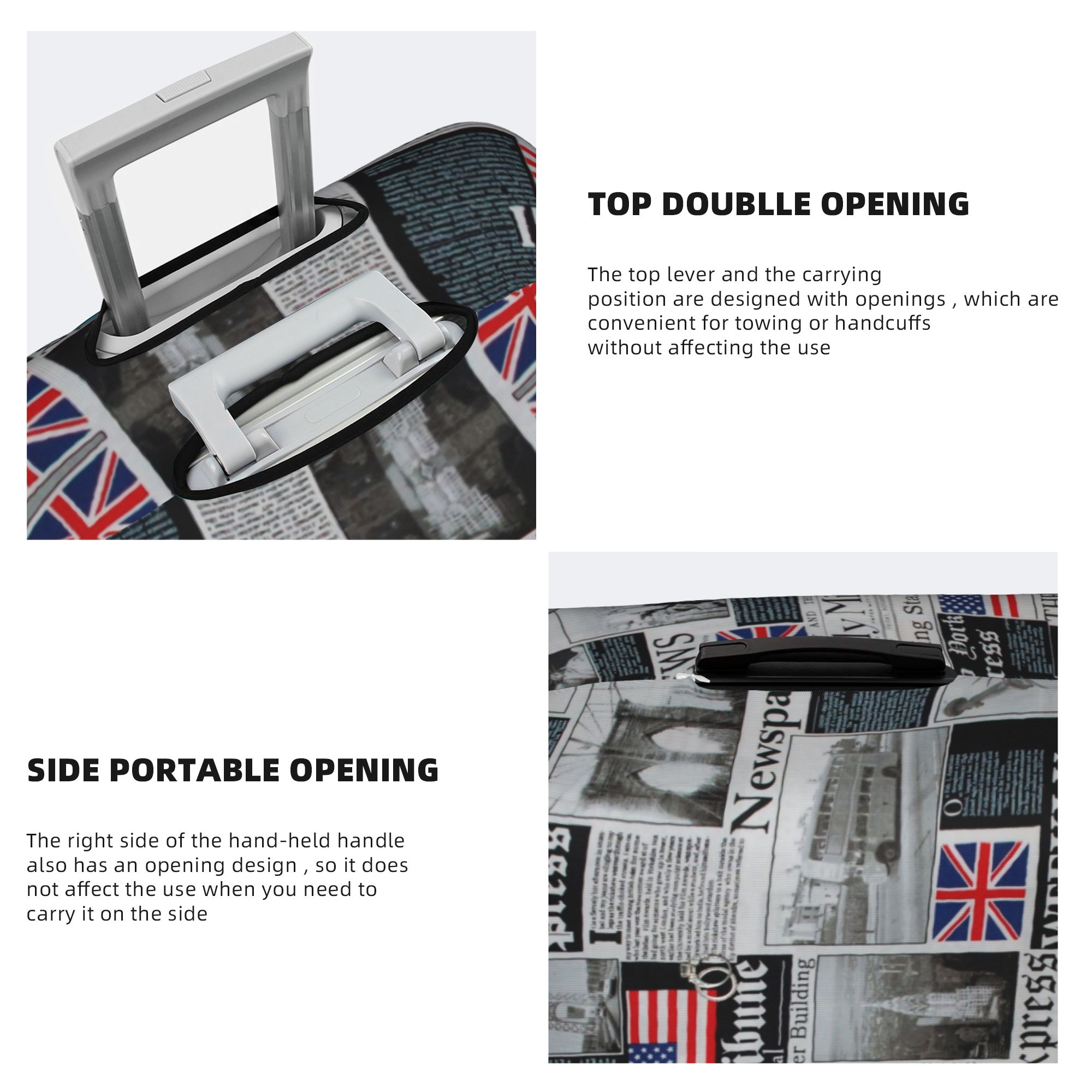 Capa de bagagem com padrão bri - Travel Accessories London avaliação e preço