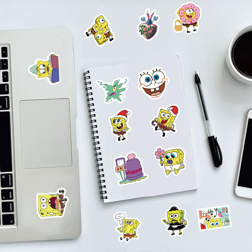 100pcs Adesivos Kawaii do Bob  - Sticker Luggage Decorative avaliação e preço