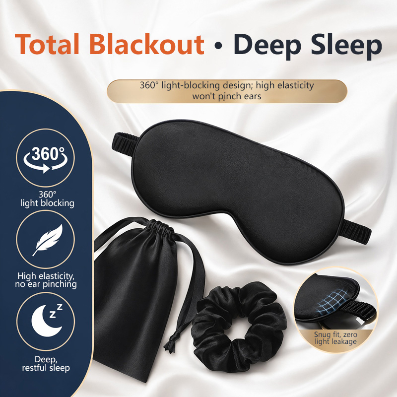 Máscara de Olhos de Seda (3 Pe - Travel Packing Accessories avaliação e preço