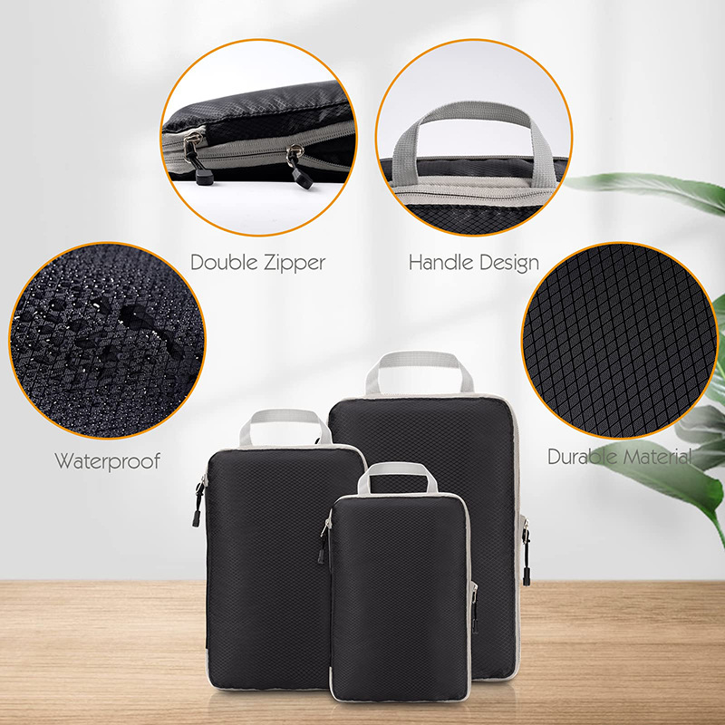 Cubos de embalagem compressíve - Travel Accessories Organiser avaliação e preço