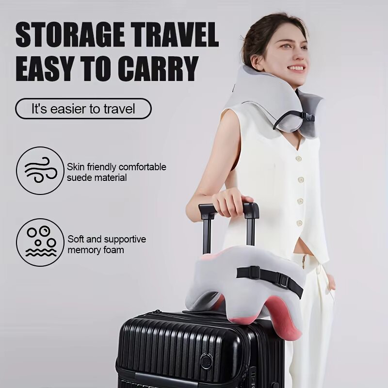 Almofada de espuma viscoelásti - Travel Pillow Inflatable avaliação e preço