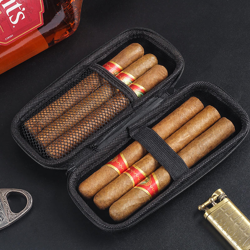 1pc portátil charuto caso de v - Travel Accessories And Bags avaliação e preço