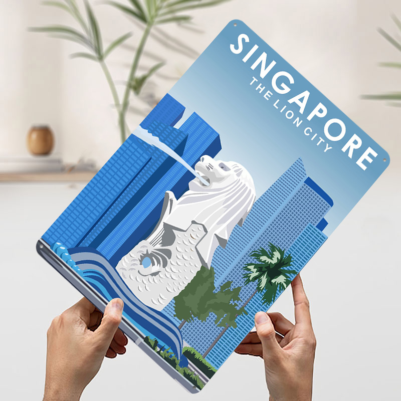 Pôster de Metal Personalizado  - Travel Accessories Singapore avaliação e preço