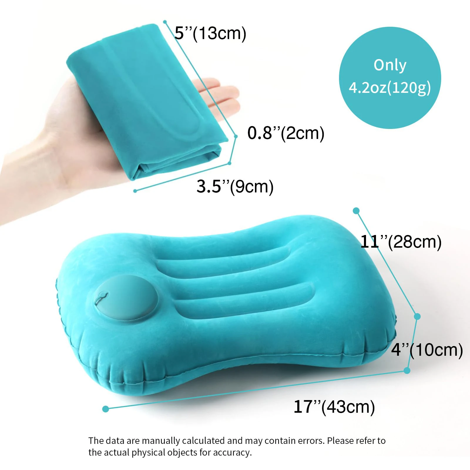 Travesseiro inflável confortáv - Travel Pillow Inflatable avaliação e preço