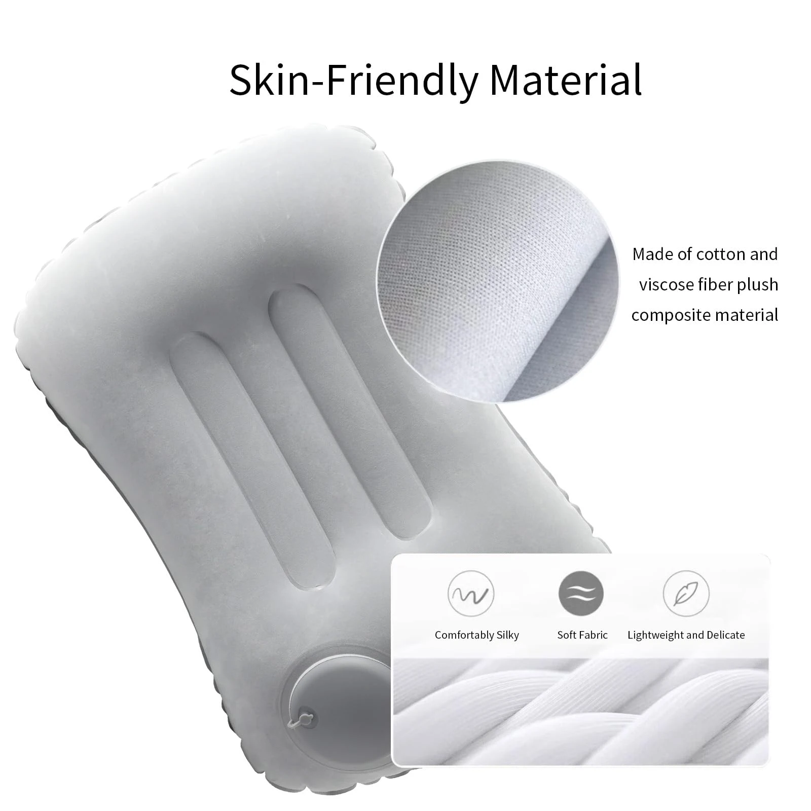Travesseiro inflável confortáv - Travel Pillow Inflatable avaliação e preço