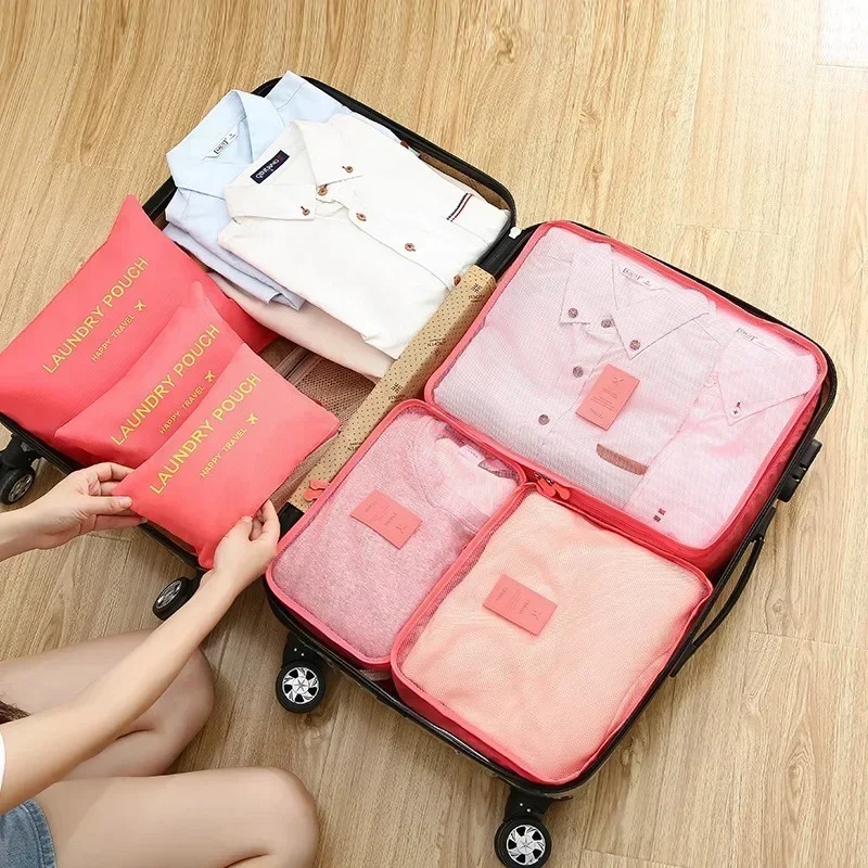 Conjunto de 6 Peças de Bolsas  - Travel Accessories Organiser avaliação e preço