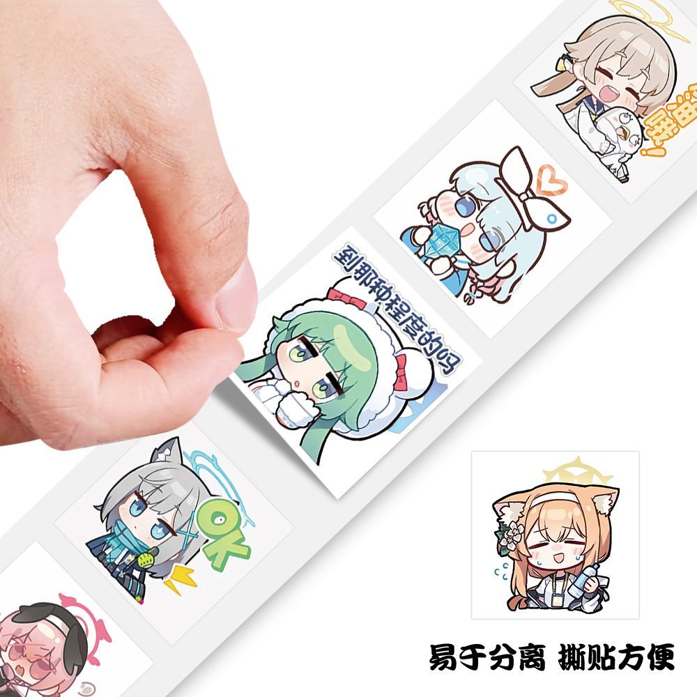 500pcs/rolo Adesivos Kawaii Bl - Sticker Luggage Decorative avaliação e preço