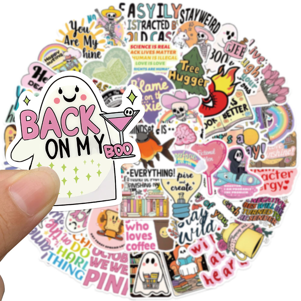 50 pçs engraçado dos desenhos  - Sticker Luggage Decorative avaliação e preço