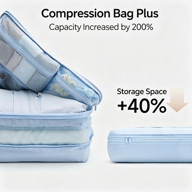 Cubos de Compressão para Embal - Travel Accessories Organiser avaliação e preço