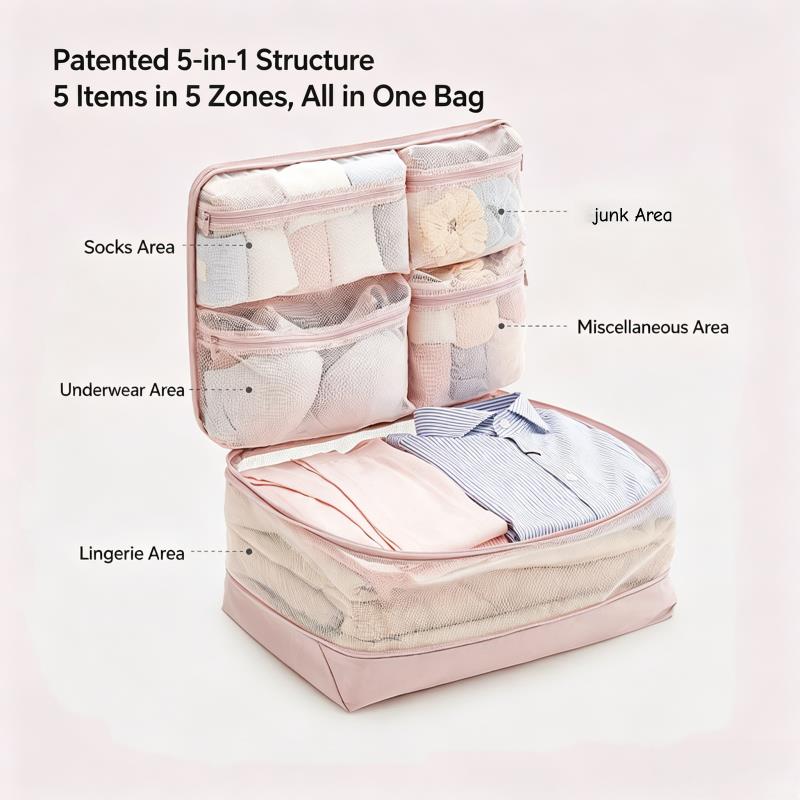 Cubos de Compressão para Embal - Travel Accessories Organiser avaliação e preço