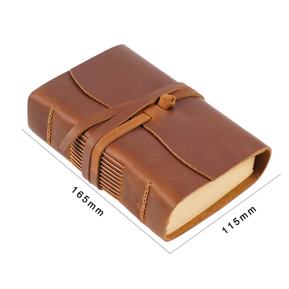 Caderno de couro feito à mão m - Travel Journal Accessories avaliação e preço